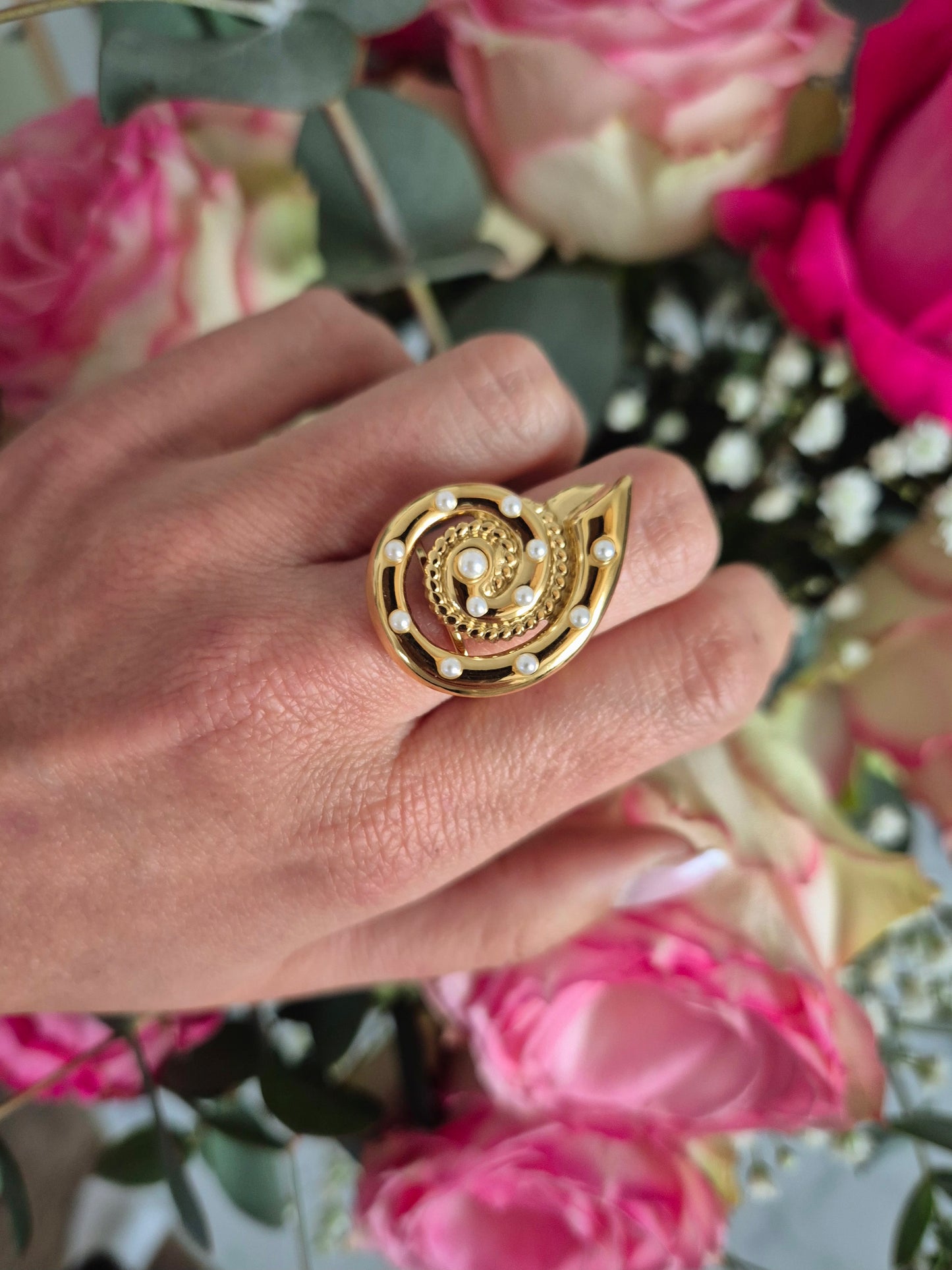 Bague coquillage