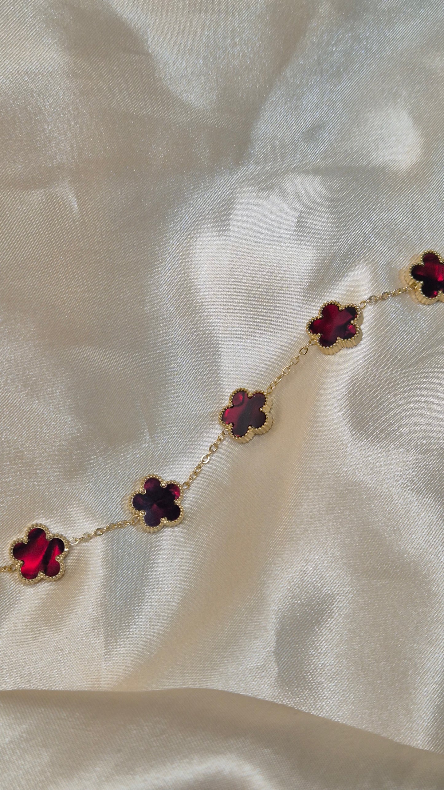 Bracelet Burgundy Bloom