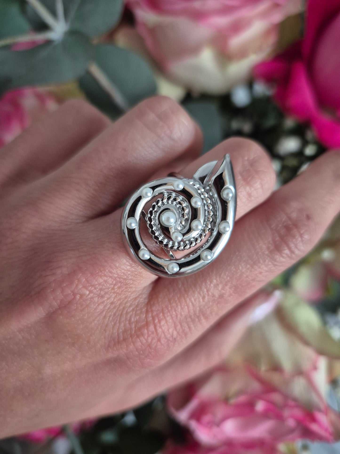 Bague coquillage