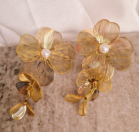 Boucles d'oreilles Flora