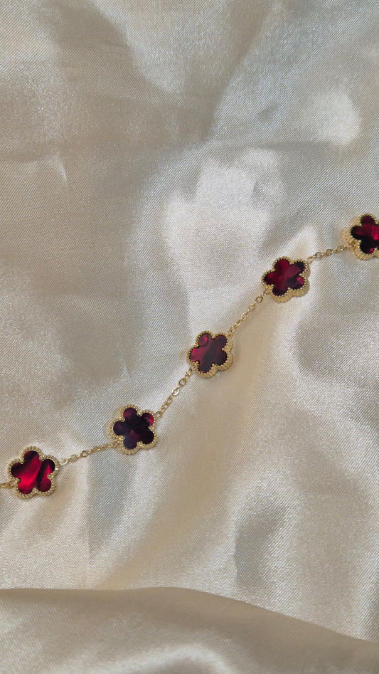 Bracelet Burgundy Bloom