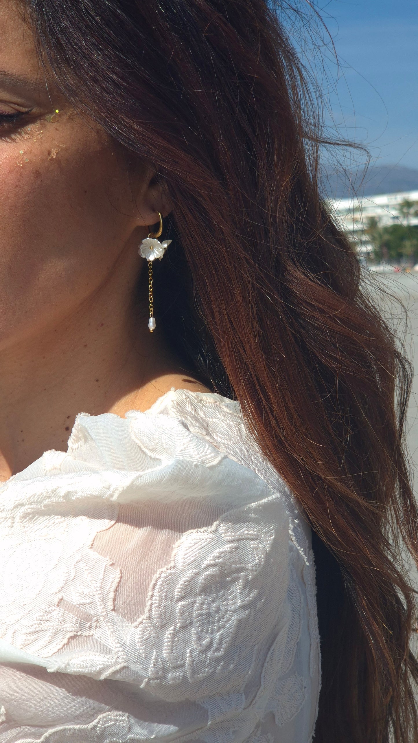 Boucles d’oreilles Gardénia