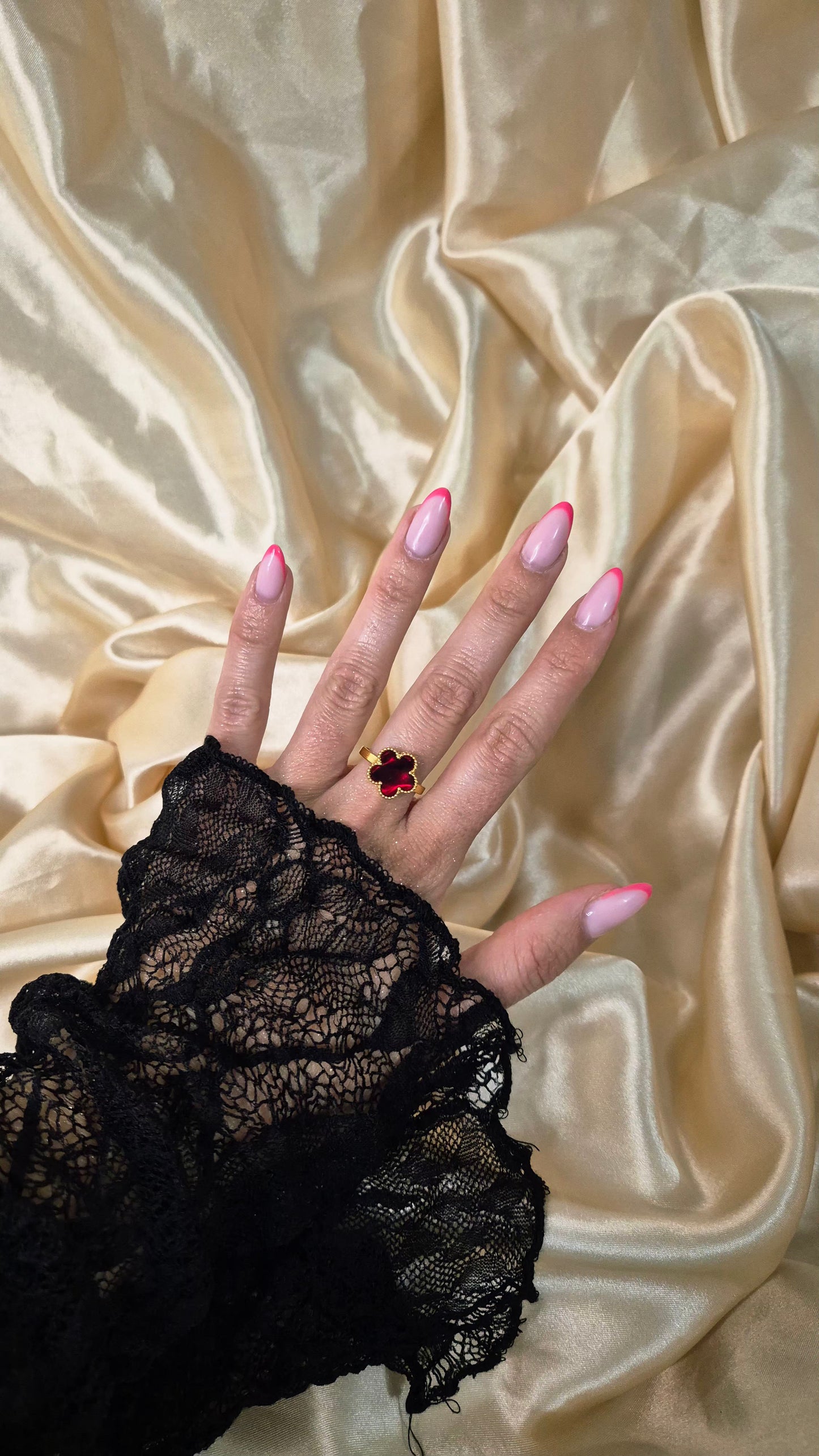 Bague Burgundy Bloom