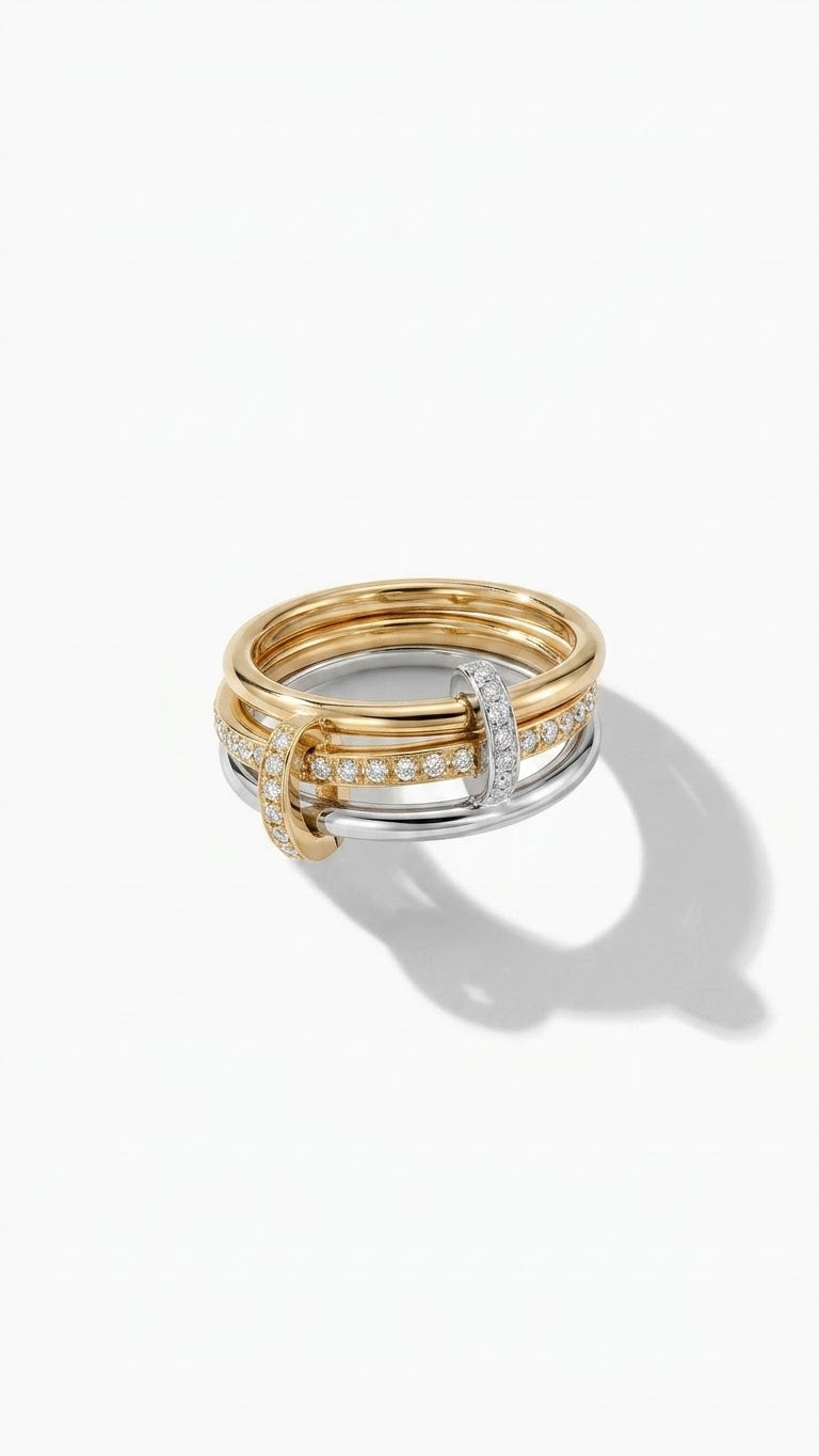 Bague trio Aria