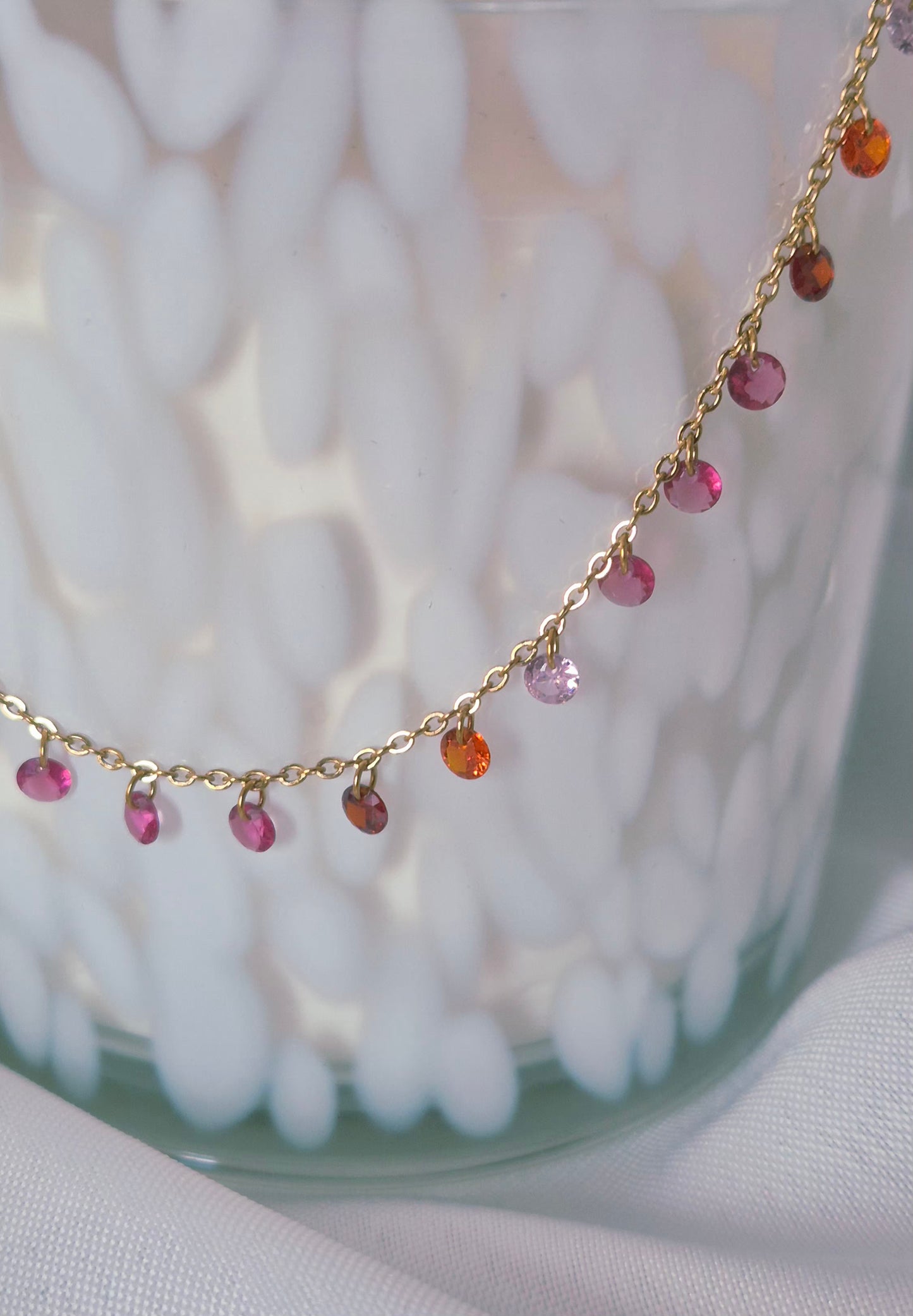 Bracelet crystal rose